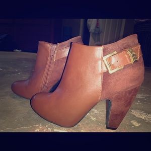 Women’s brown booties